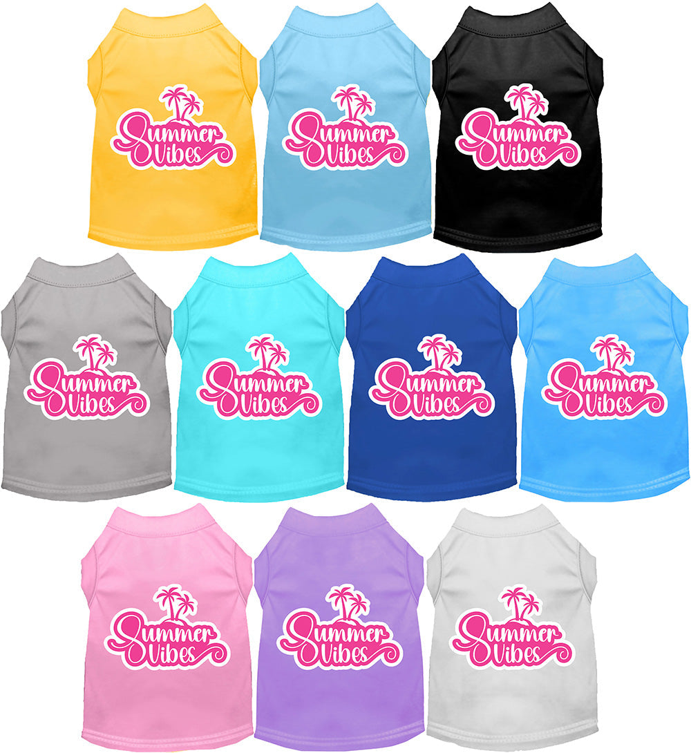Cat or Dog Shirt for Pets "Hot Pink Summer Vibes"