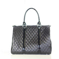 Load image into Gallery viewer, Duffel Black Quilted Luxe
