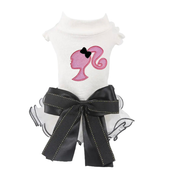 Barbie Silhouette Ruffle Dog Dress 