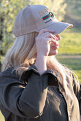 Load image into Gallery viewer, Pup Lux Dog Snapback Hat | Gift for Dog Lovers | Tan Trucker
