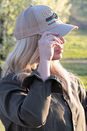 Pup Lux Custom Dog Snapback Hat | Gift for Dog Lovers | Tan Trucker