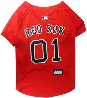 Boston Red Sox MLB Dog Jersey - Official Baseball Pet Fan Apparel