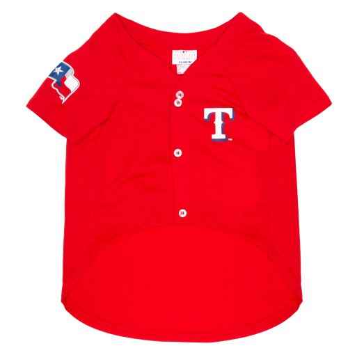 Texas Rangers MLB Dog Jersey - Official Baseball Pet Fan Apparel