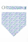 Load image into Gallery viewer, Lavender Blooms Dog Bandana & Matching Keychain - Southlake Paws
