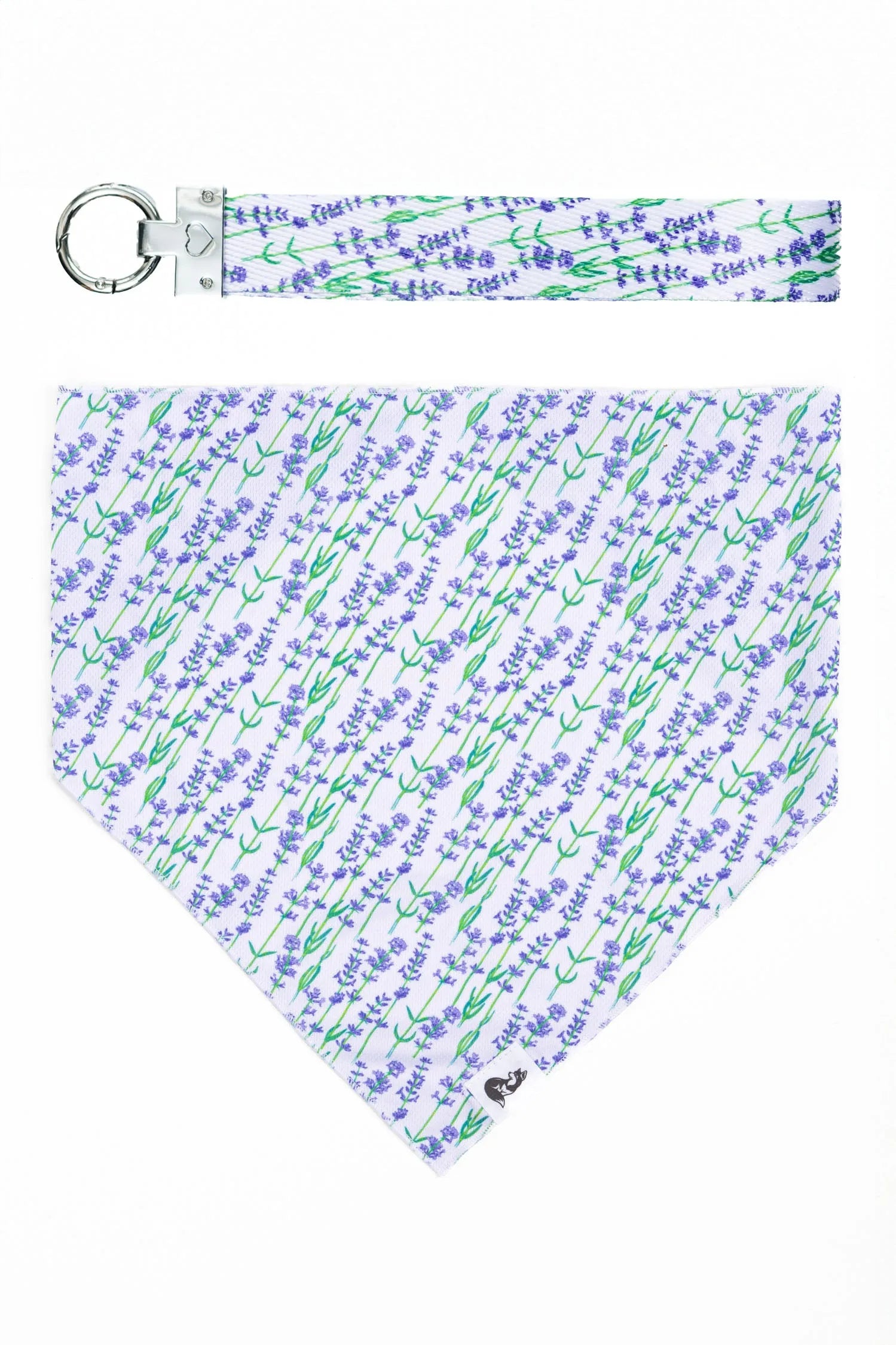 Lavender Blooms Dog Bandana & Matching Keychain - Southlake Paws