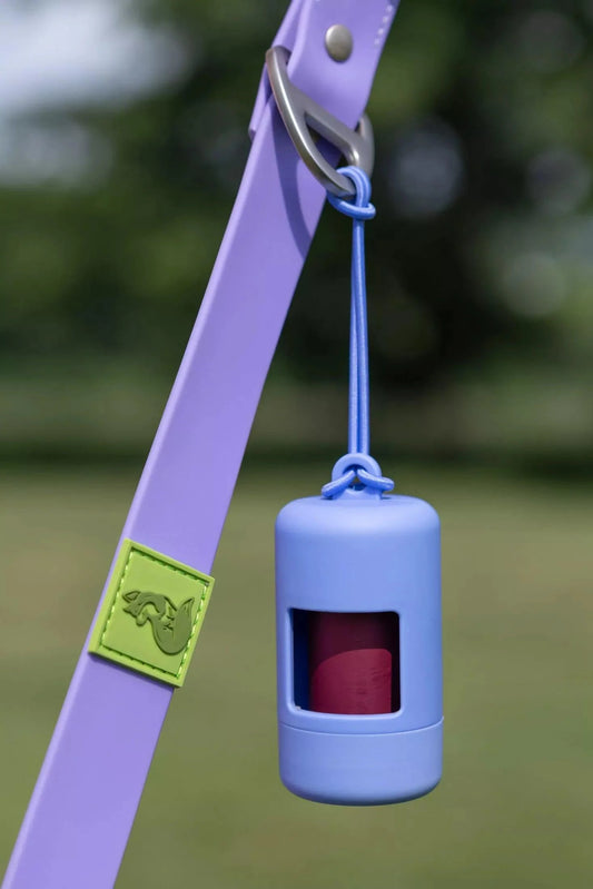 Cornflower Blue Waste Bag Dispenser - Southlake Paws