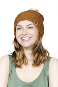 Load image into Gallery viewer, Sequoia Ribbed Knit Hat with Pom - Southlake Paws

