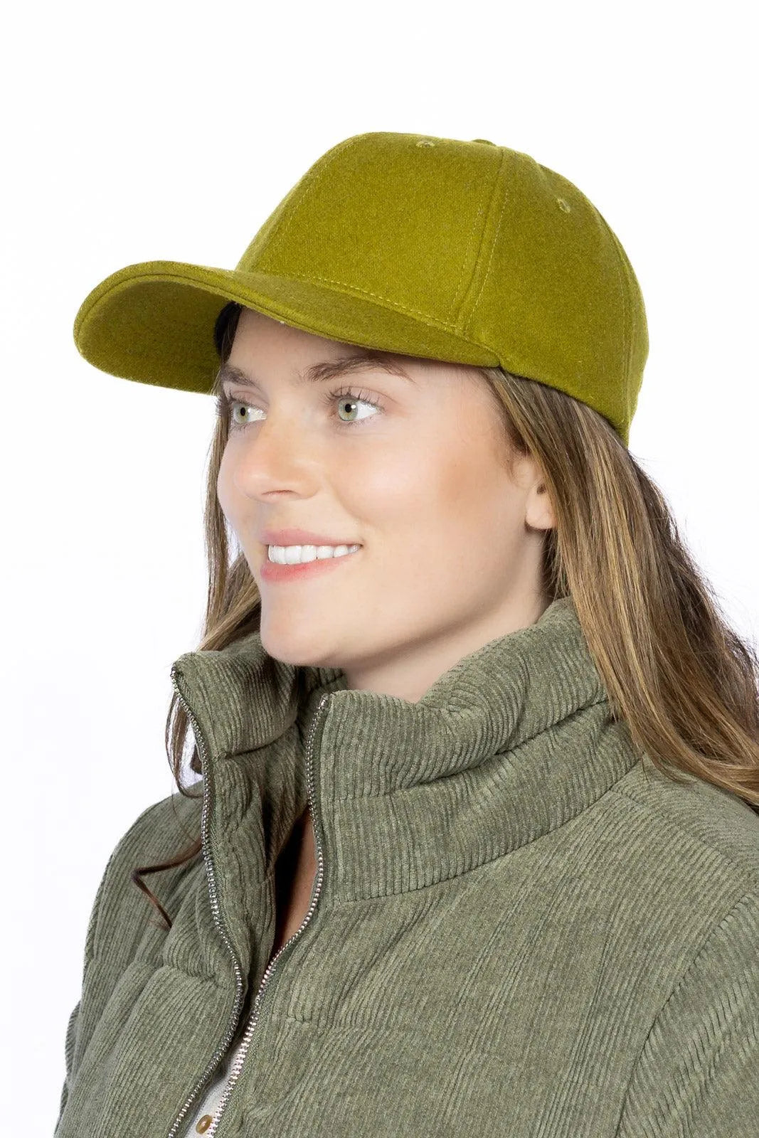 Mossy Pine Wool Baseball Cap - Southlake Paws