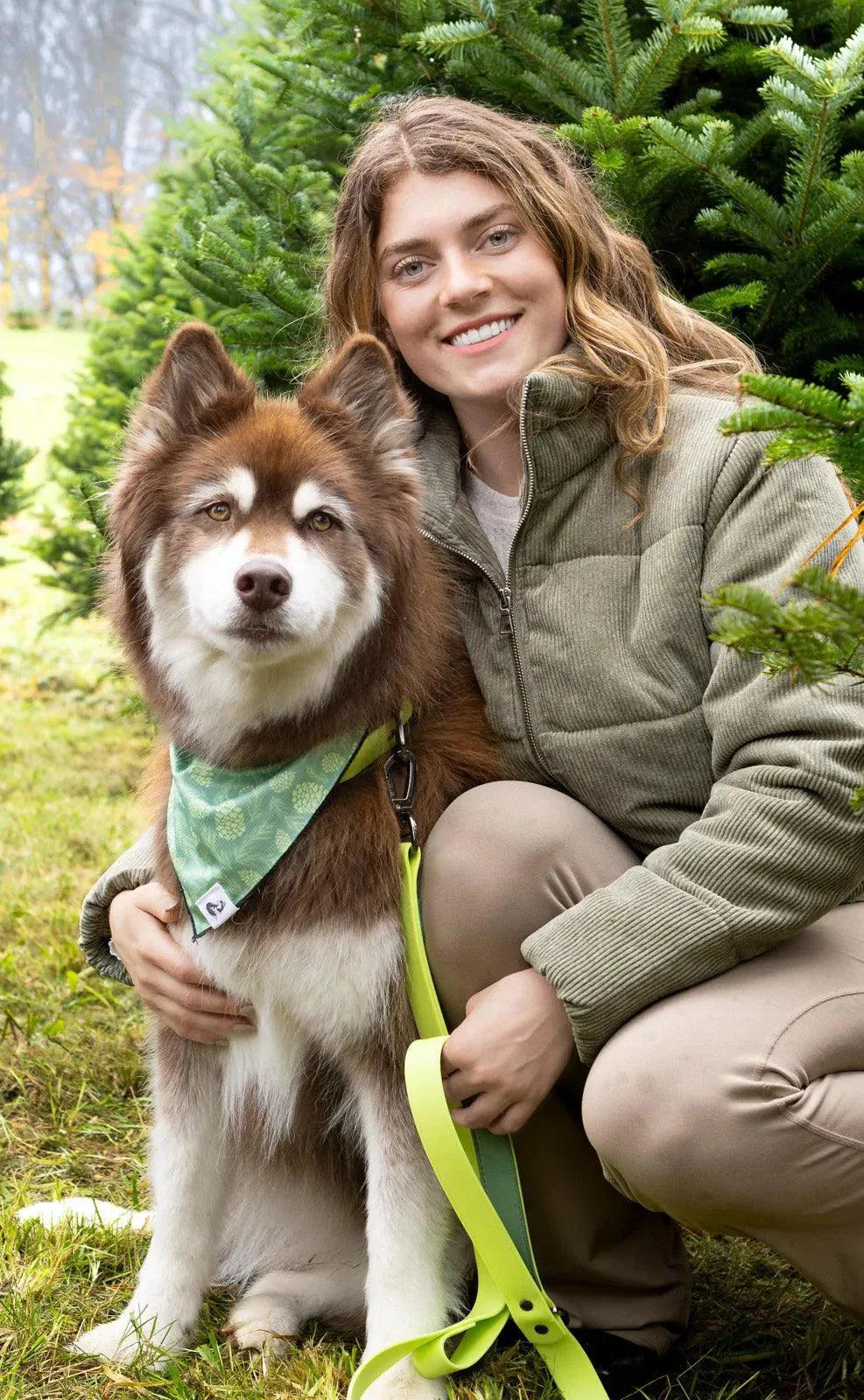 Mossy Pine Waterproof Leash - Southlake Paws