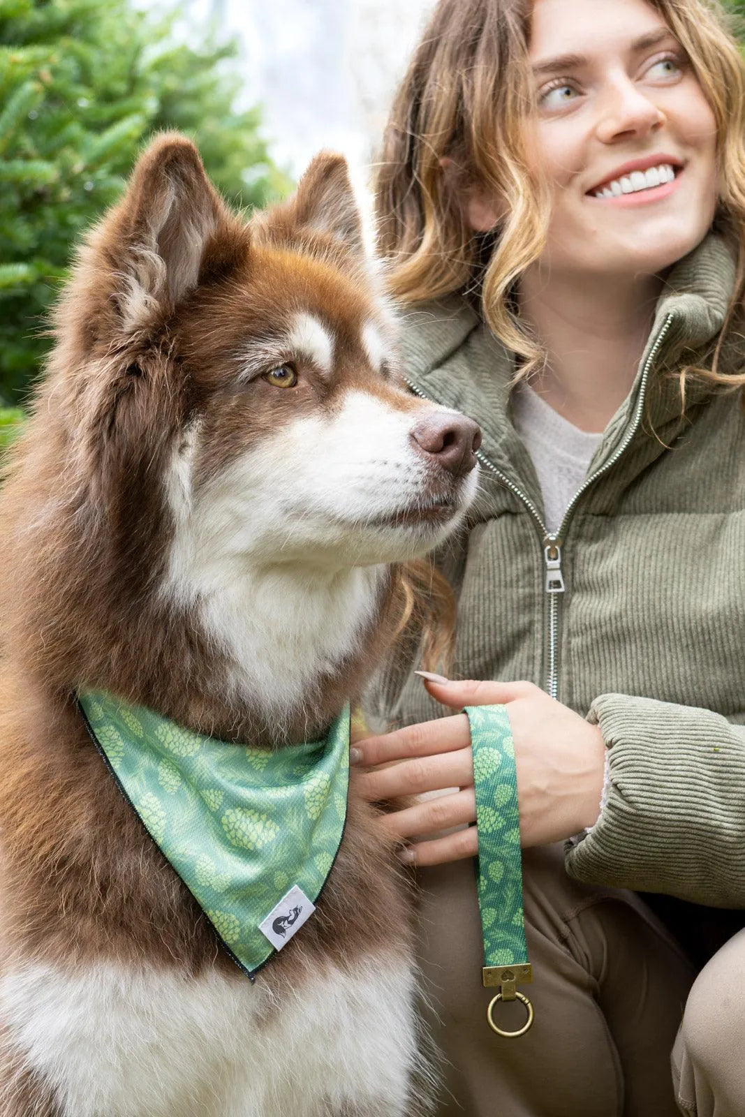 Pine Cone Pup Wristlet Keychain - Southlake Paws