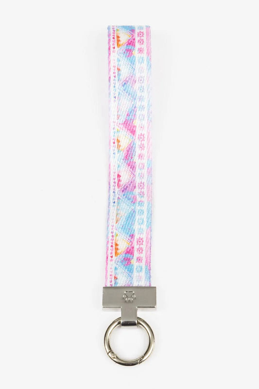 Pink and Blue Wristlet Keychain - Southlake Paws