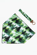 Load image into Gallery viewer, Evergreen Explorer Dog Bandana & Matching Keychain - Southlake Paws
