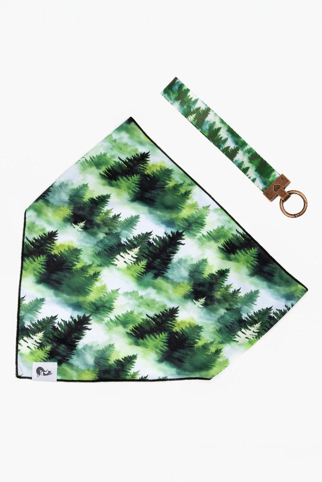 Evergreen Explorer Dog Bandana & Matching Keychain - Southlake Paws