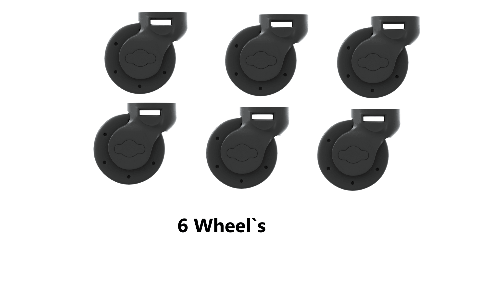 6 Wheels Compatible With Luxury Rider, Luxury Lorry, Bone Cruiser, Quilited Chariot, Pro Version Only. - Southlake Paws