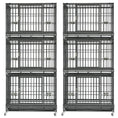 Load image into Gallery viewer, 37" Stackable Heavy Duty Dog Crate 371D03
