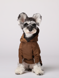 Load image into Gallery viewer, Tribeca adjustable velcro raincoat -  Choco
