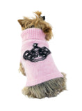 Load image into Gallery viewer, Mimi Tiara Pink Turtleneck with Rhinestones
