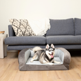 Load image into Gallery viewer, PupChill™ Cooling Bolster Dog Bed 
