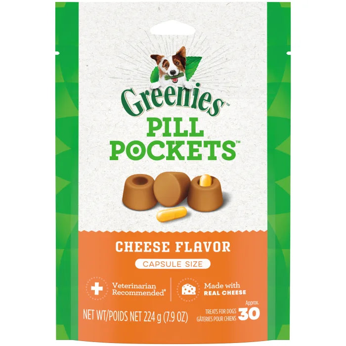 GREENIES Cheese Flavored Capsule Pill Pockets 