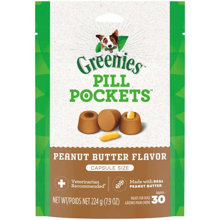 GREENIES Peanut Butter Flavored Capsule Pill Pockets 