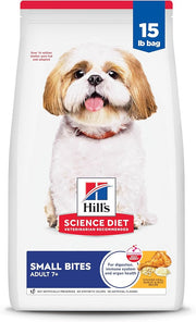 Hill's Science Diet Senior 7+ Small Bites Chicken Meal, Barley & Rice Recipe Dry Dog Food 