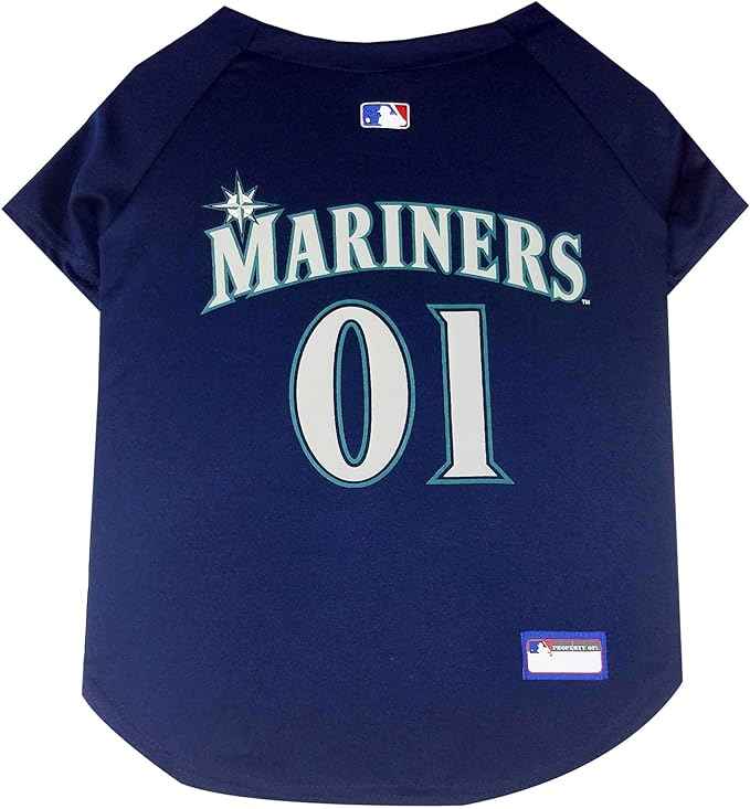 MLB Seattle Mariners Mesh Dog Jersey