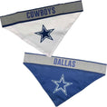 Load image into Gallery viewer, Dallas Cowboys Reflective Reversible Dog Bandana
