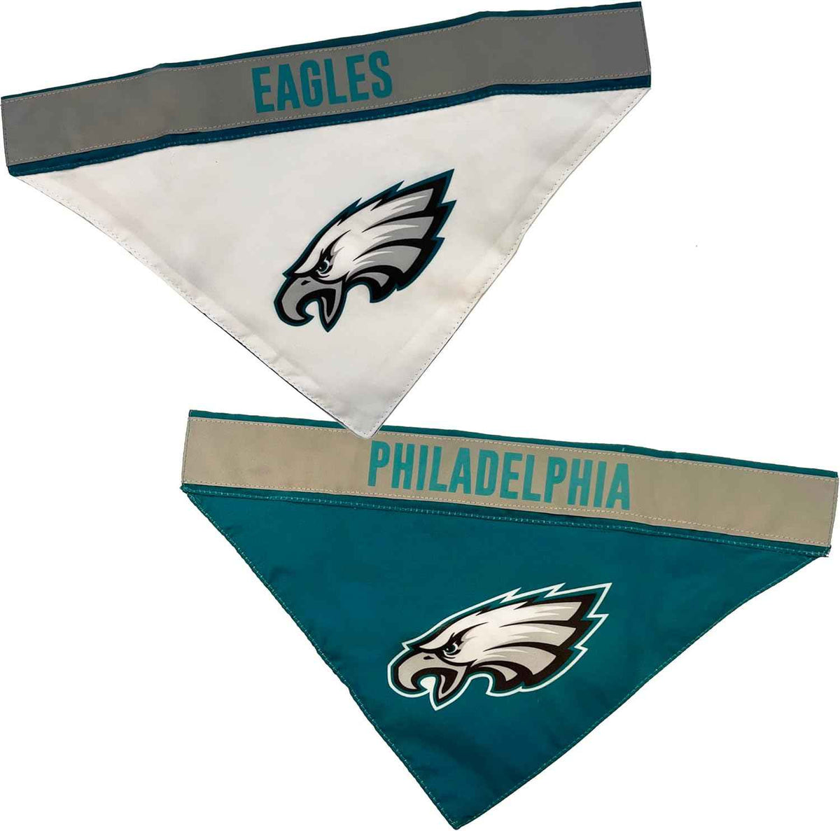 Philadelphia Eagles Reflective Reversible Dog Bandana