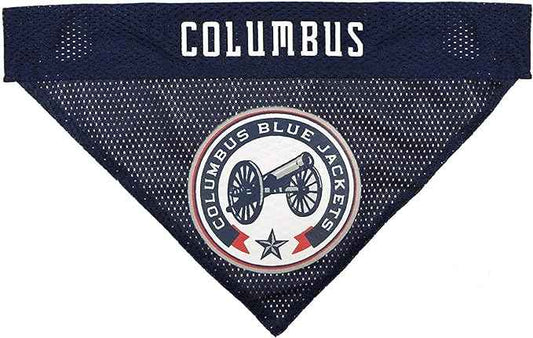 Columbus Blue Jackets Reversible Dog Bandana