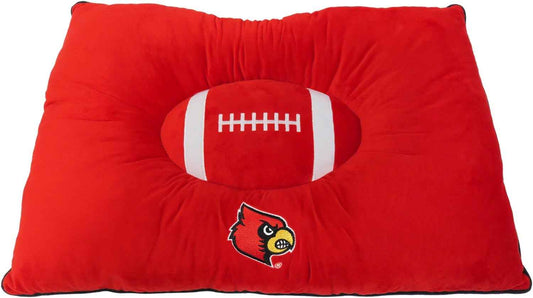 NCAA University of Louisville Cardinals Dog Pillow Bed