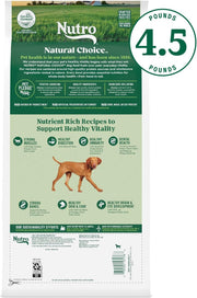Nutro Natural Choice Puppy Lamb & Rice Dry Dog Food (4.5lb) 