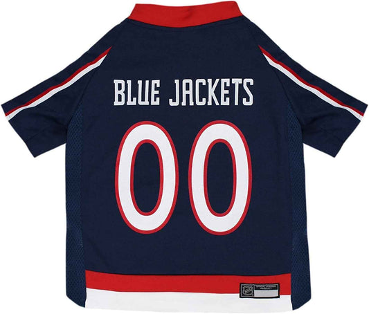 NHL Columbus Blue Jackets Mesh Dog Jersey