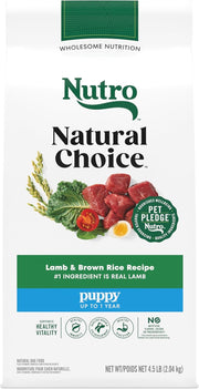 Nutro Natural Choice Puppy Lamb & Rice Dry Dog Food (4.5lb) 