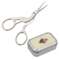 Load image into Gallery viewer, Embroidery Crane Bird Scissors
