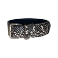 Load image into Gallery viewer, Black & White Classic Snake Collar
