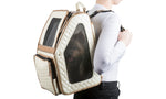 Rio Bag Ivory Quilted Luxe w/ Snake Trim