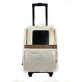 Load image into Gallery viewer, Rio Bag Ivory Quilted Luxe w/ Snake Trim

