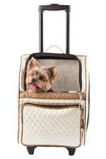 Rio Bag Ivory Quilted Luxe w/ Snake Trim