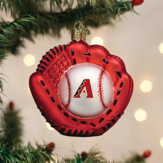 Diamondbacks Baseball Mitt Ornament - Southlake Paws