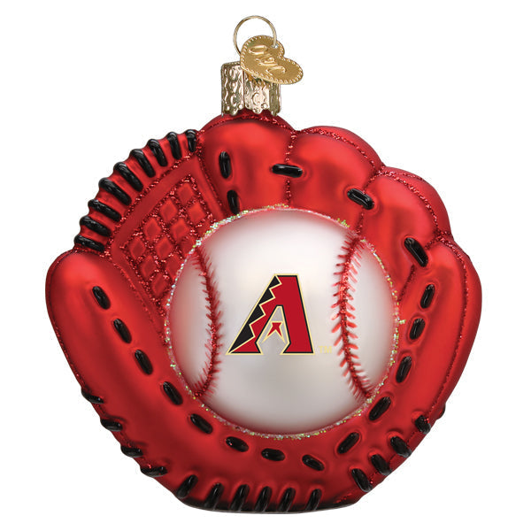 Diamondbacks Baseball Mitt Ornament - Southlake Paws