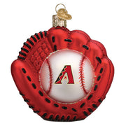 Diamondbacks Baseball Mitt Ornament
