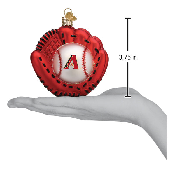 Diamondbacks Baseball Mitt Ornament - Southlake Paws