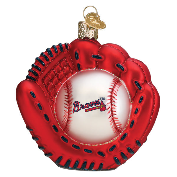Braves Baseball Mitt Ornament - Southlake Paws