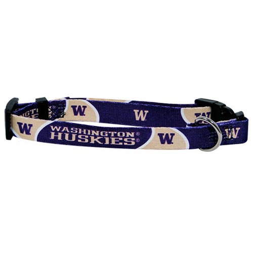 Washington Huskies NCAA Dog Collar