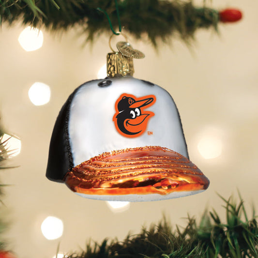 Orioles Baseball Cap Ornament - Southlake Paws