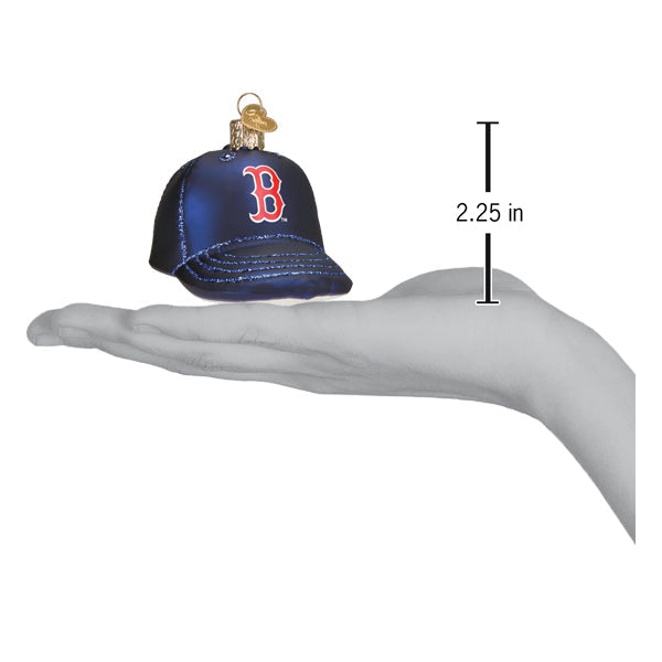 Red Sox Baseball Cap Ornament - Southlake Paws