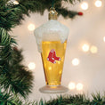 Load image into Gallery viewer, Red Sox Glass Of Beer Ornament - Southlake Paws
