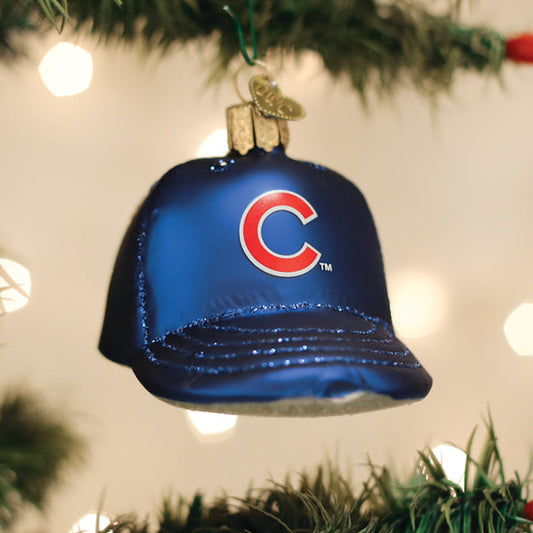 Cubs Baseball Cap Ornament - Southlake Paws