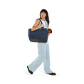 Load image into Gallery viewer, WEEKEND DOG TOTE - NAVY.
