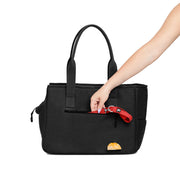 WEEKEND DOG TOTE - BLACK.